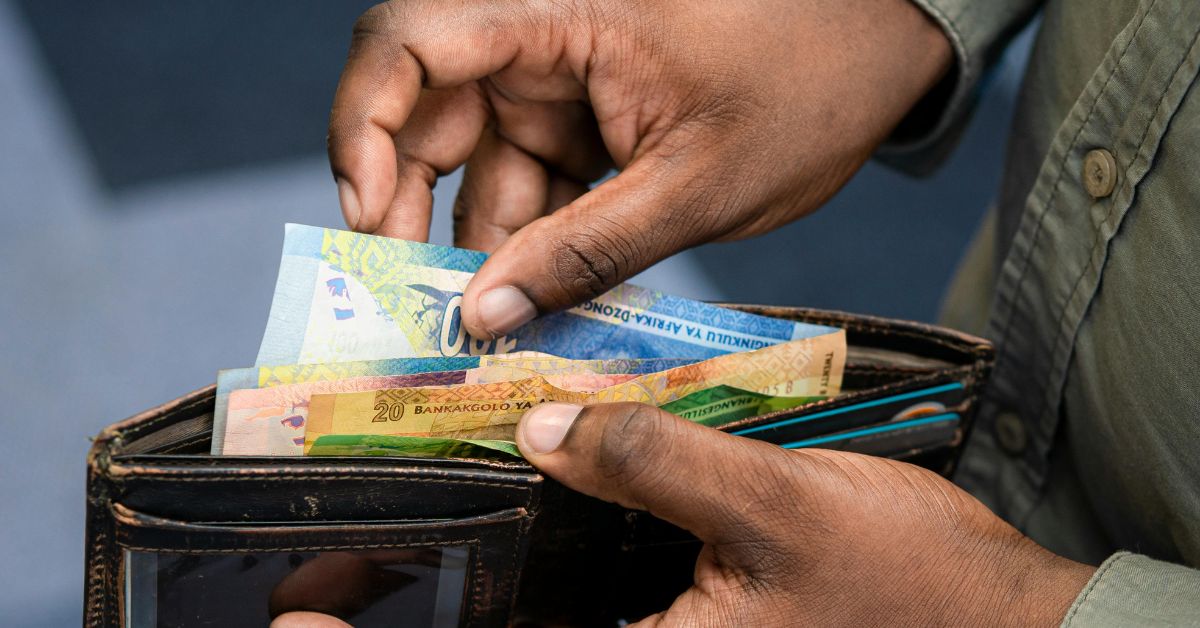 Man tipping in south africa
