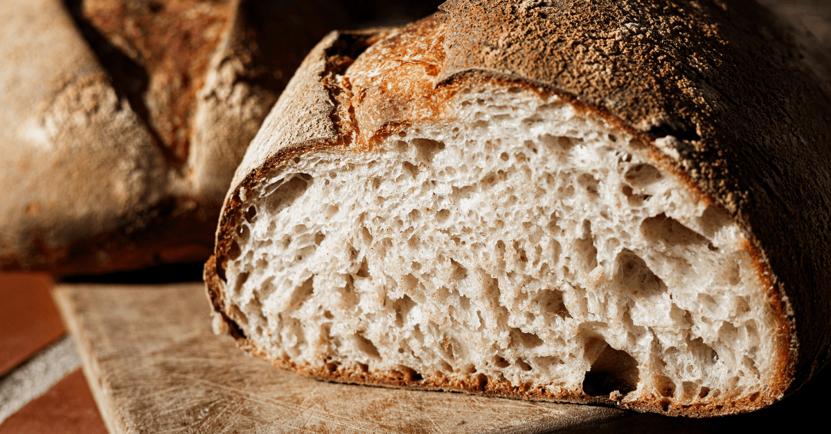 Freshly baked bread