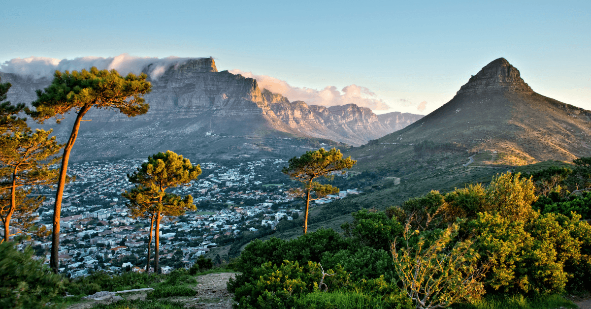 Sunset view from Signal Hill Cape Town 