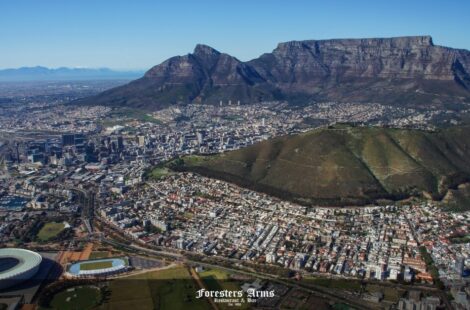 Top ten things to do in Cape Town Feature Image - Aerial view of Cape Town