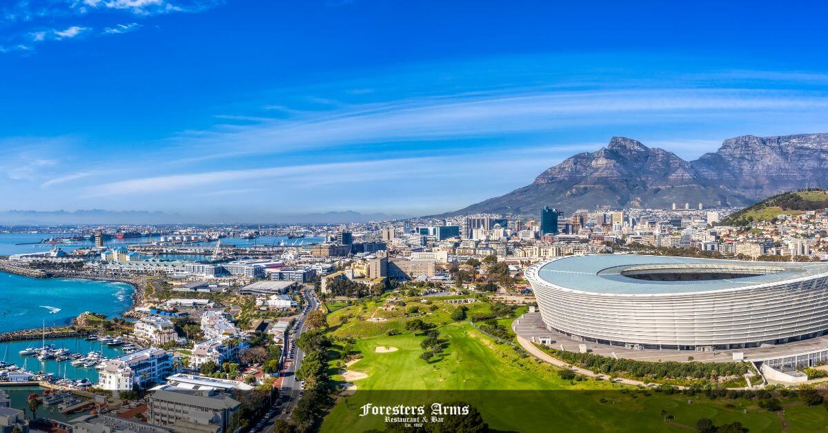 Cape Town Must Do Feature Image- Aerial view of Cape Town
